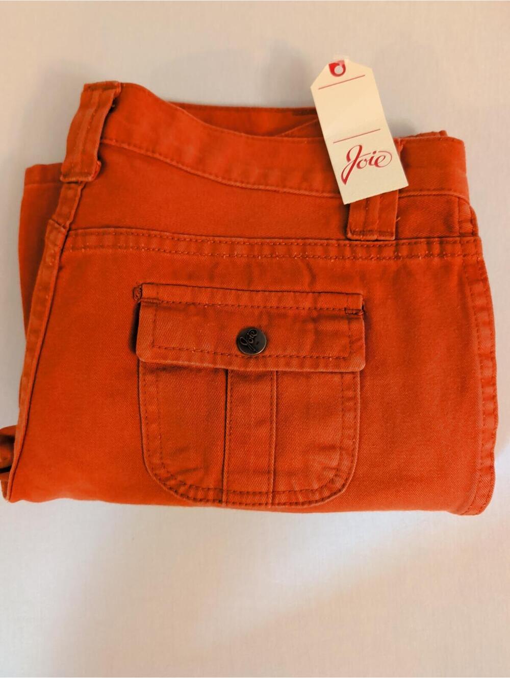 NWT Vintage Joie Burnt Orange LOW RISE Flare Denim Jeans Size 27 Y2K - Picture 9 of 9